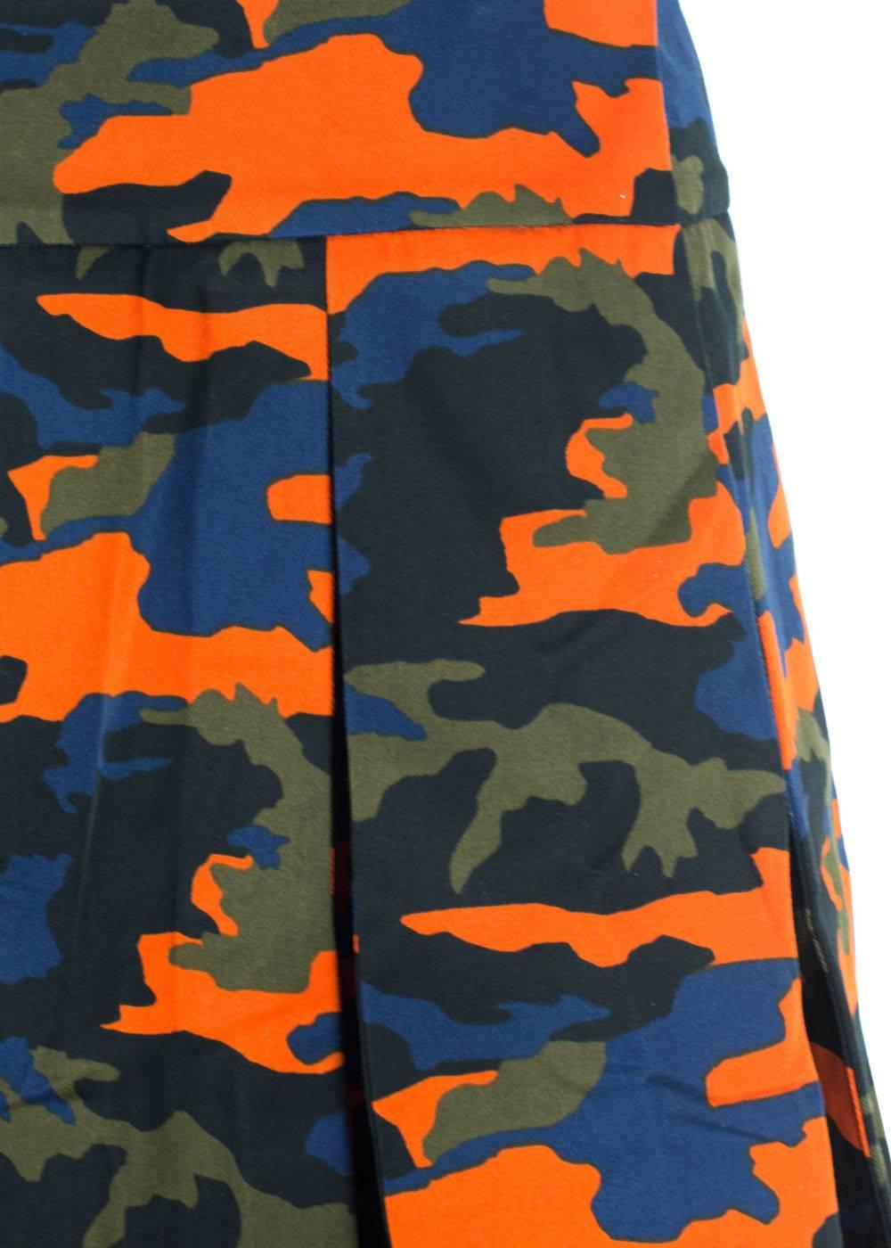 Brand New with Original Tag
Retails in Stores and Online $795
Size euro 52 US Medium

If you have the balls to wear this then this is the one for you. Givenchy provides the Camouflage Kilt that every person dreams of wearing but never does.