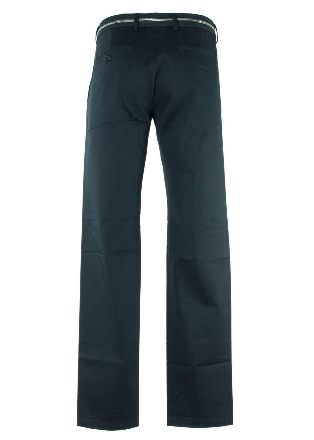 Brand New Givenchy Men's Pants
Original Tag
Retails in Stores & Online for $620
Men's Size EUR 52 / US 36 Fits True to Size

Givenchy's take on a classic pair of black pants with a twist in style by adding a accented zipper highlight to the waist