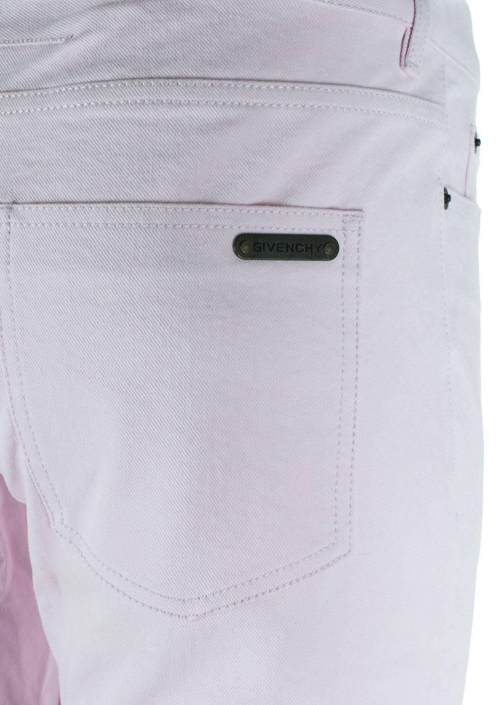Gray Givenchy Men's Pale Pink Cotton Blend Corduroy Pants  For Sale