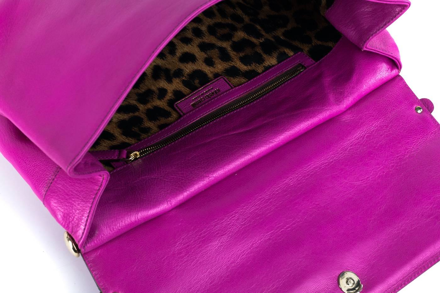 Women's or Men's Roberto Cavalli Womens Pink Grande Doctor Satchel Shoulder Bag For Sale