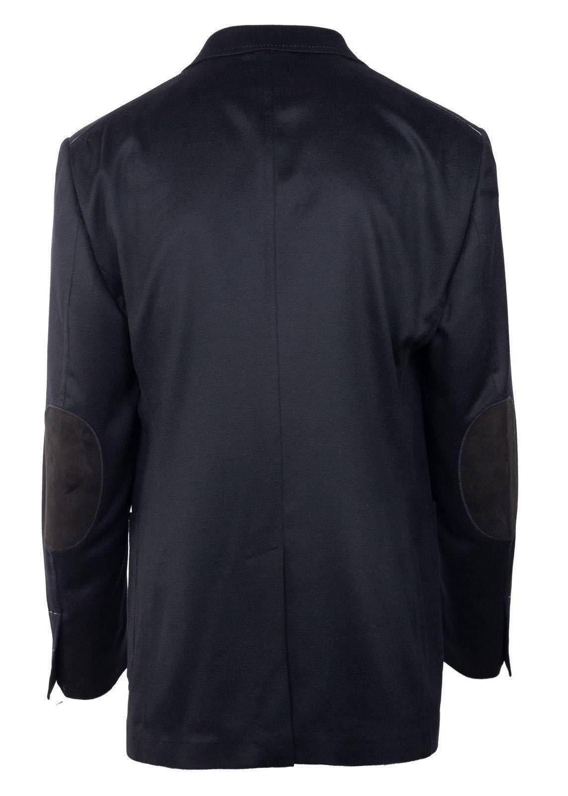 Men's Tom Ford Black 100% Cashmere Shelton Cardigan Sports Jacket Sz 56L/46L RTL$3820 For Sale