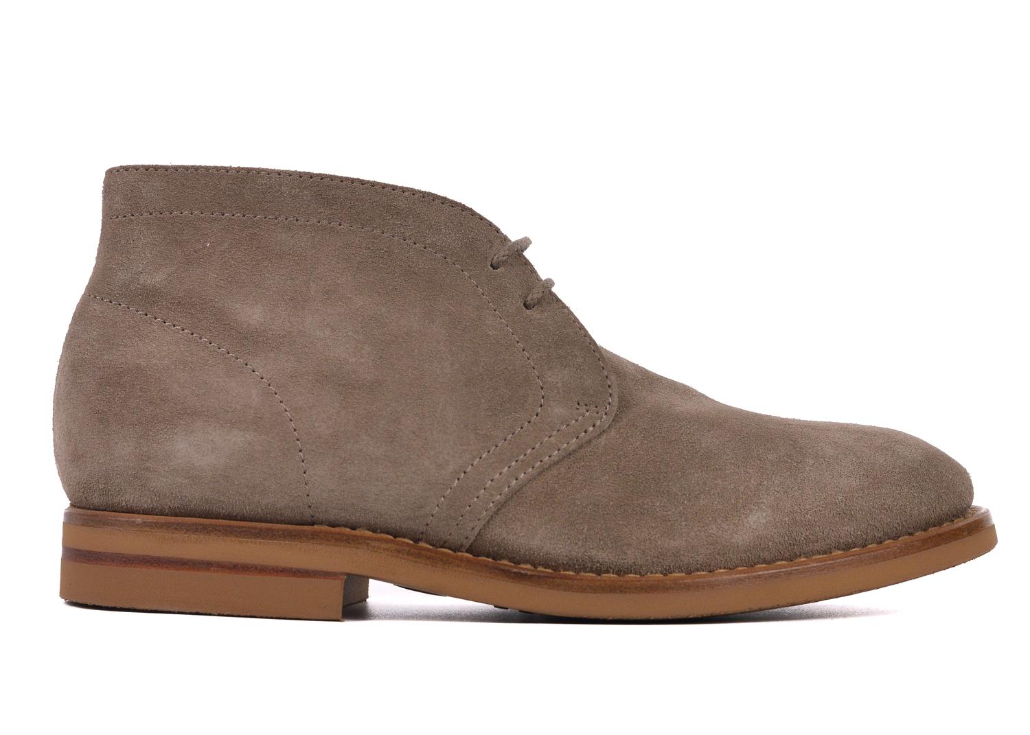 Men's Brunello Cucinelli Mens Brown Suede Lace Up Desert Chukka Boots For Sale