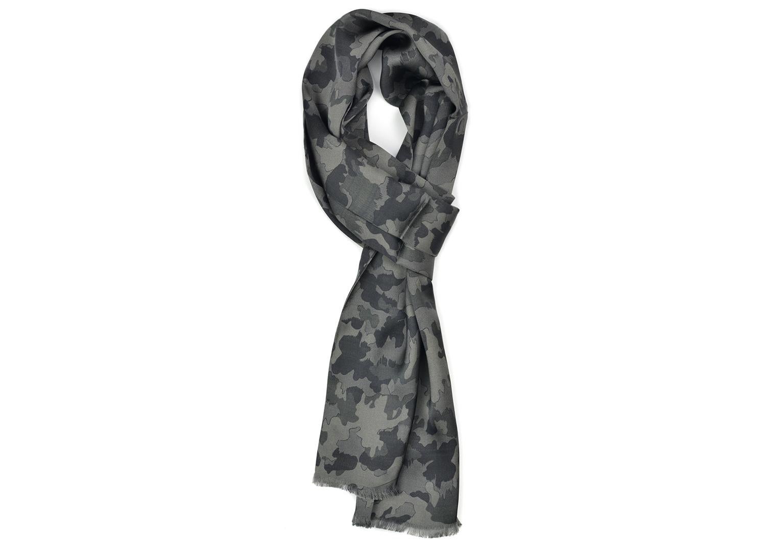 mens camouflage scarf