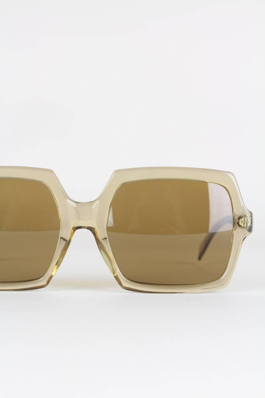 Rodenstock 1960s/1970s Taupe Sunglasses With Brown Lenses 2