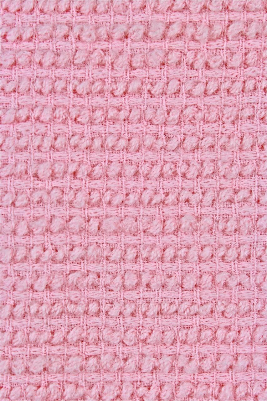 Chanel Pink Bouclé Wool A-Line Skirt, Spring / Summer 1989  In New Condition In Munich, DE