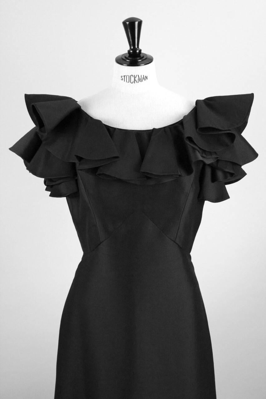formal dress with collar