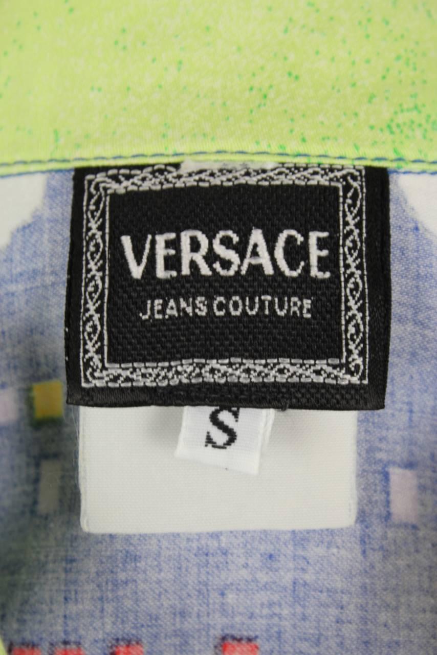 Gianni Versace Frühjahr/Sommer 1995 Mehrfarbige Jacke mit Jazz-Zeitalter-Druck 3