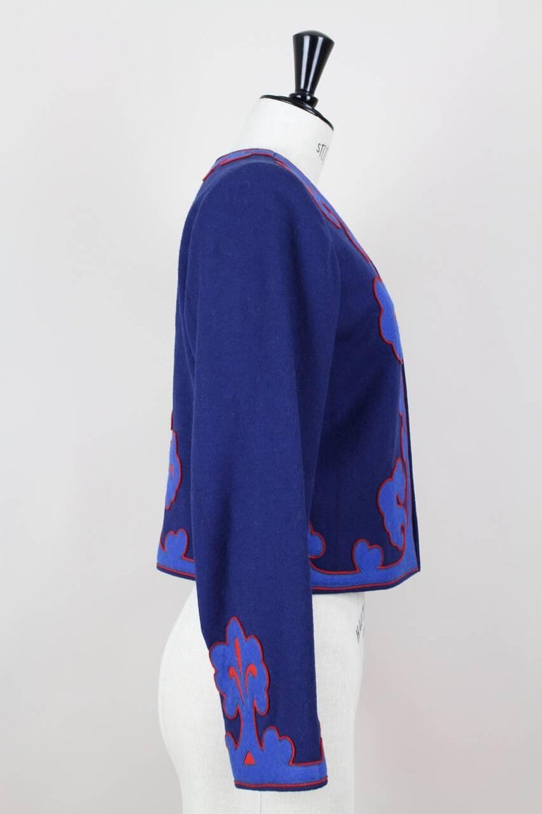 ysl blue blazer