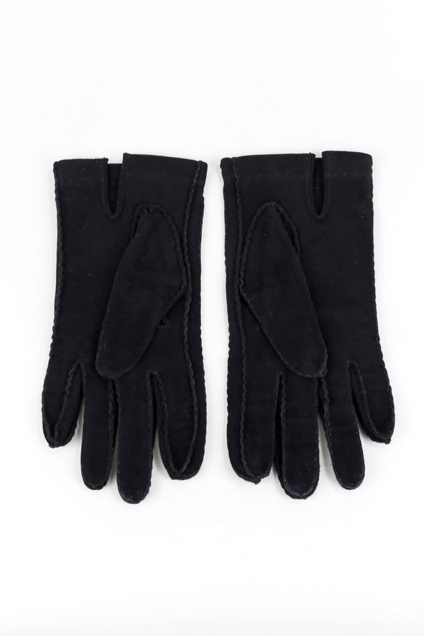 black suede 44 glove
