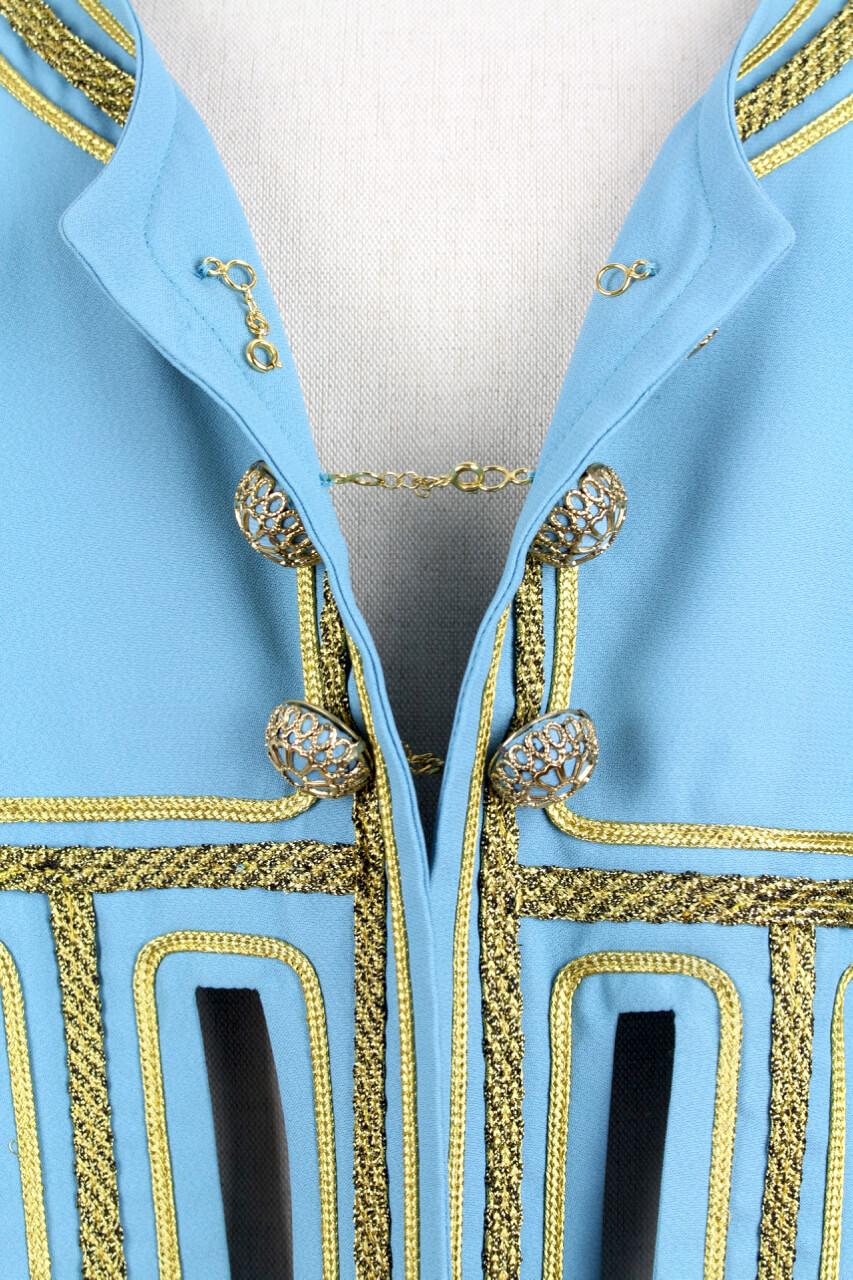 MOSCHINO COUTURE! I Love Venice Blue Jacket from Cruise Me Baby Collection, 1989 3