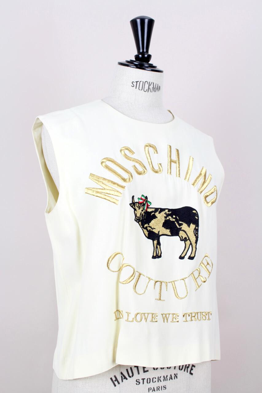 Early Moschino pieces designed by Franco Moschino himself – often referred to as Italian fashion's 