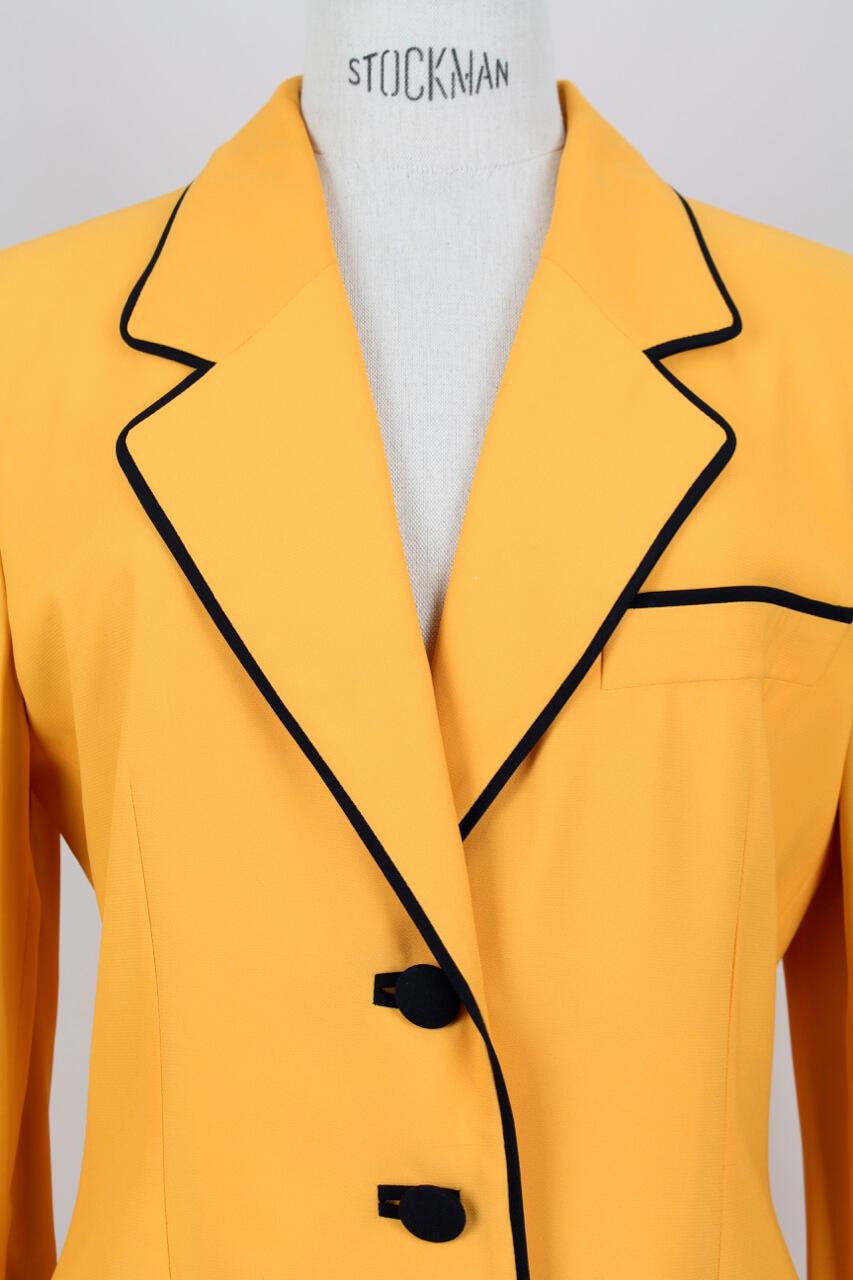  veste Moschino Couture 1992 jaune 
