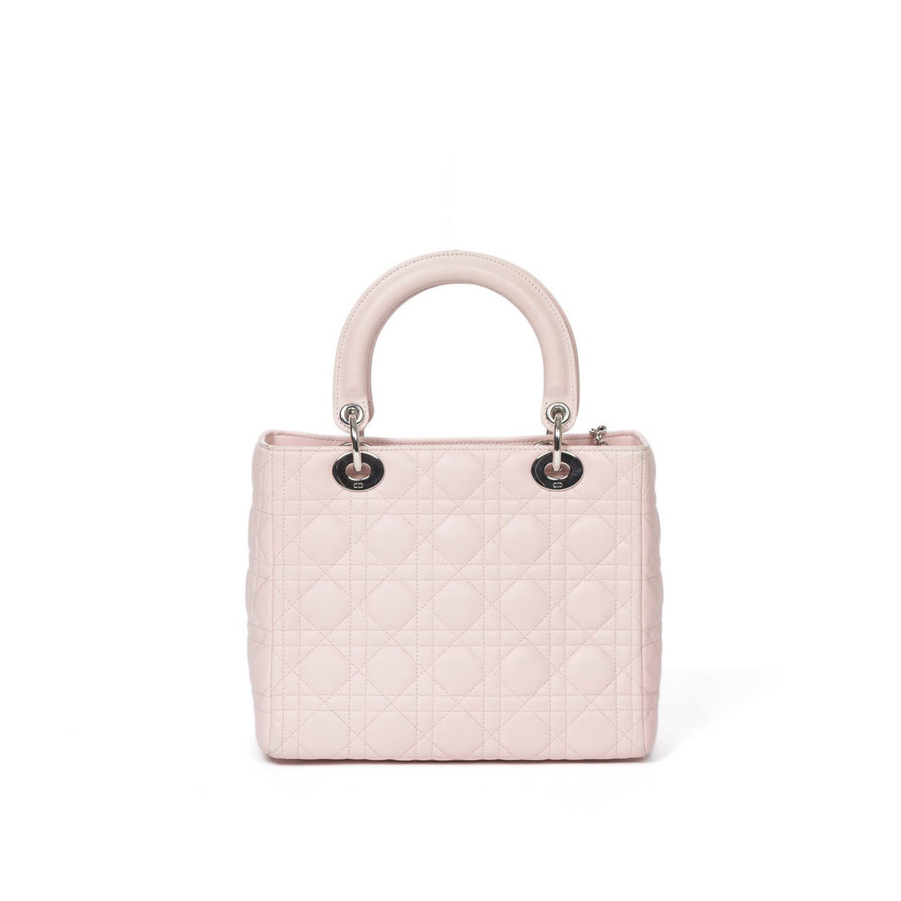 Beautiful Lady Dior in pink leather For Sale 1