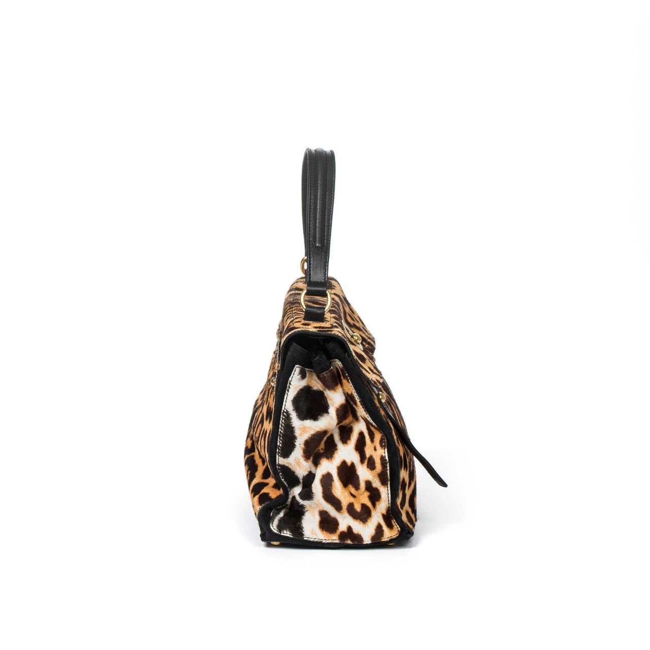 Women's Yves Saint-Laurent Special Edition Muse 2 Leopard Pony Hair For Sale