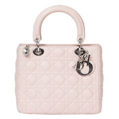 Beautiful Lady Dior in pink leather