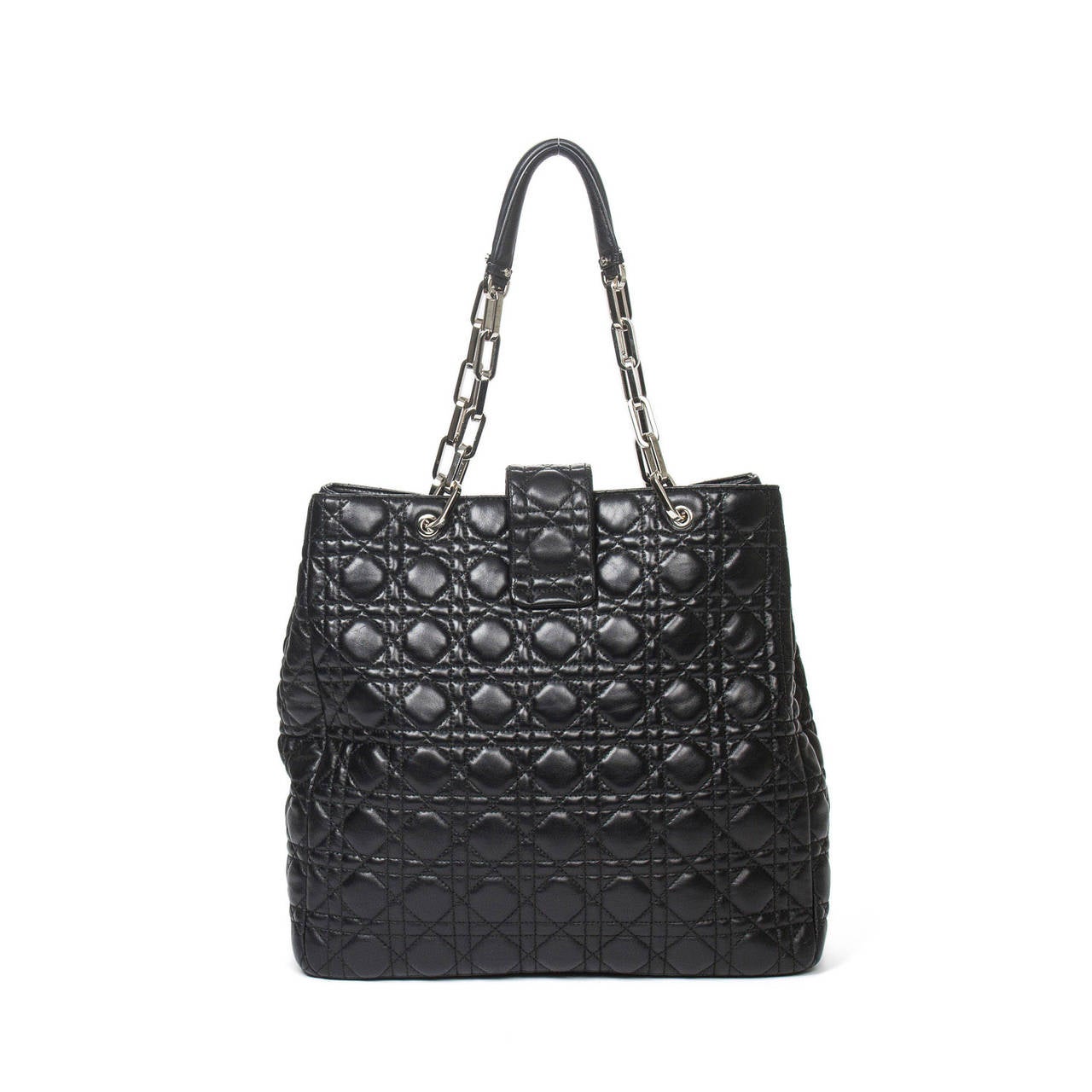 Dior Lady Tote Black Cannage For Sale 1