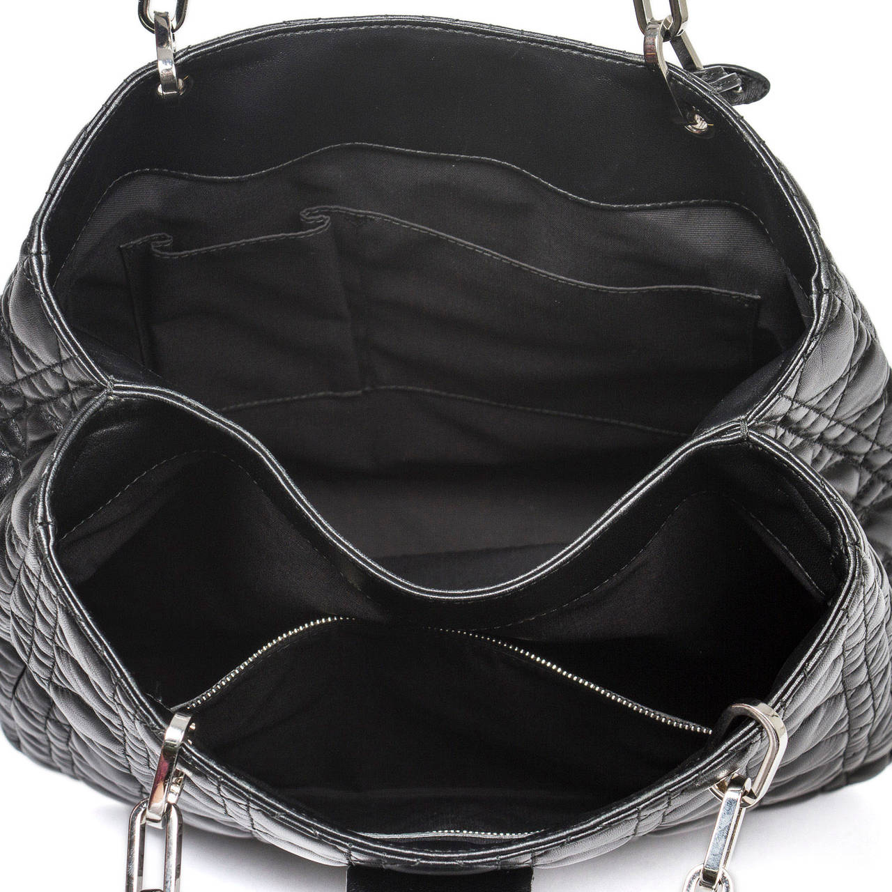 Dior Lady Tote Black Cannage For Sale 2