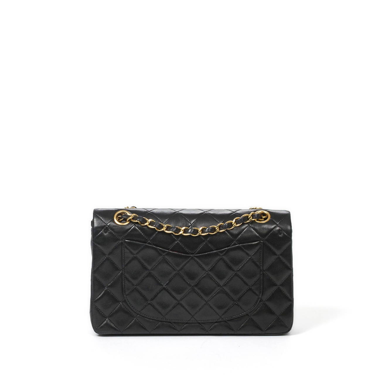 Chanel Classic Double Flap 23cm Black For Sale 1