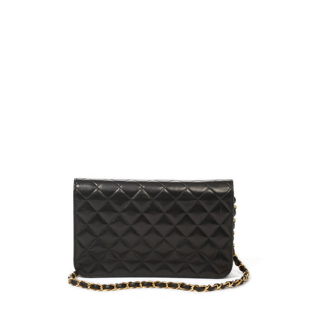 Chanel Mademoiselle Pouch 23cm Black For Sale 1
