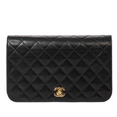 Chanel Mademoiselle Pouch Black Quilted Leather