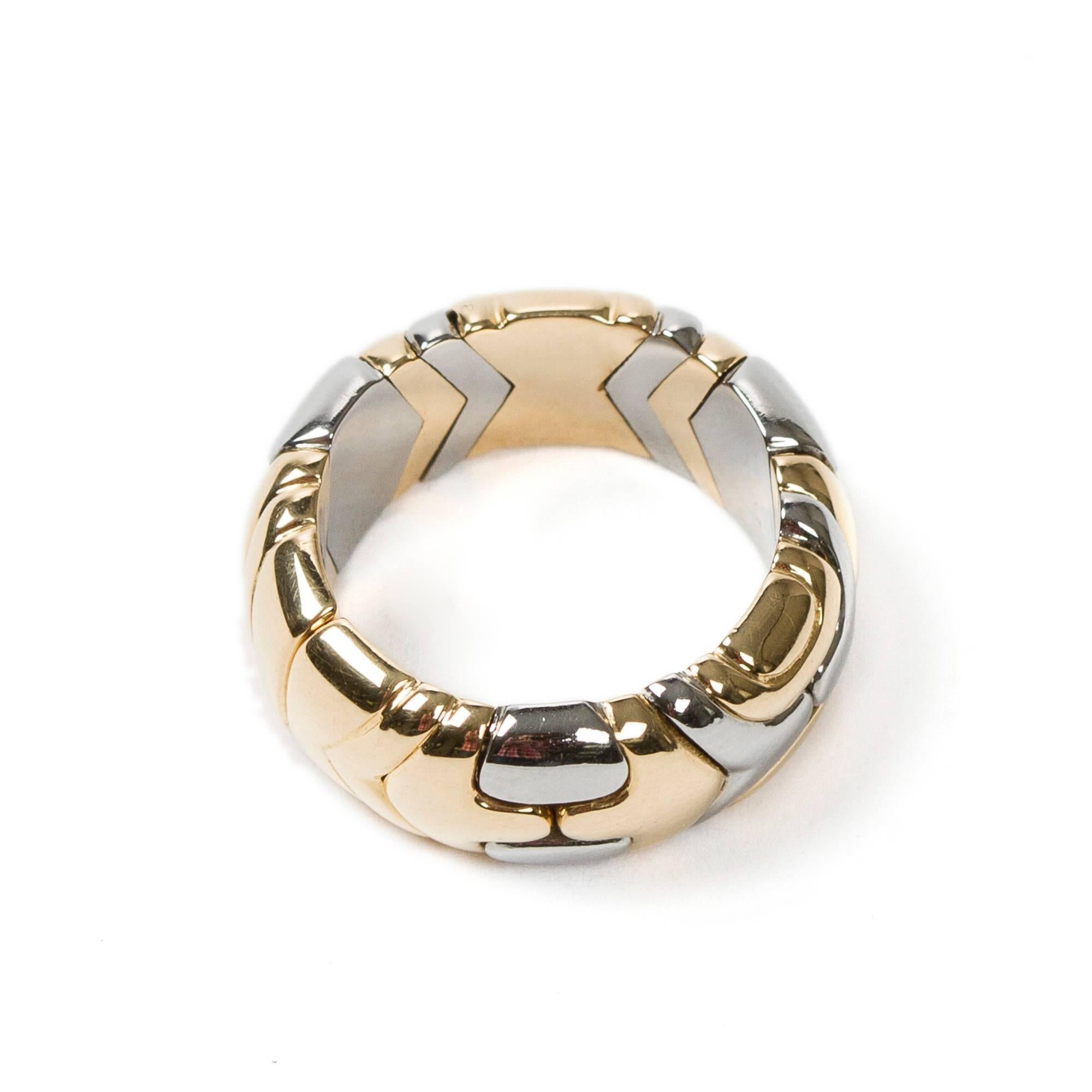 Women's Alveare Ring Yellow Gold/Stainless Steel
