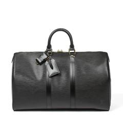 Keepall 45 in black epi leather