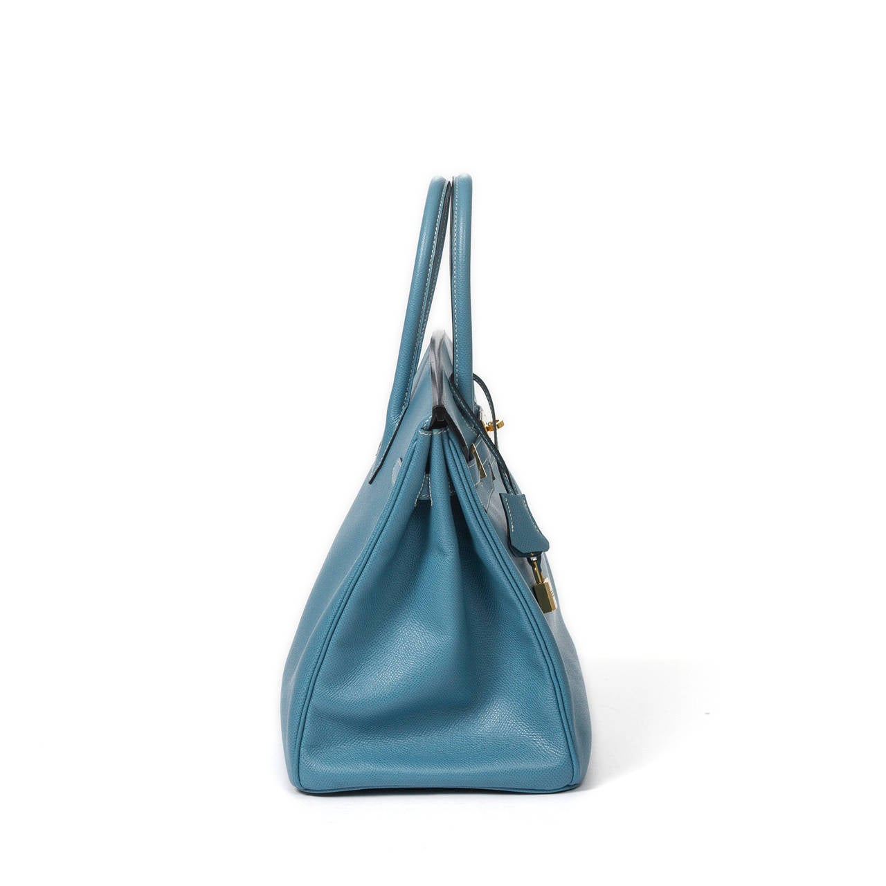 Women's Hermès Birkin 35 Blue Jean Epsom Leather For Sale