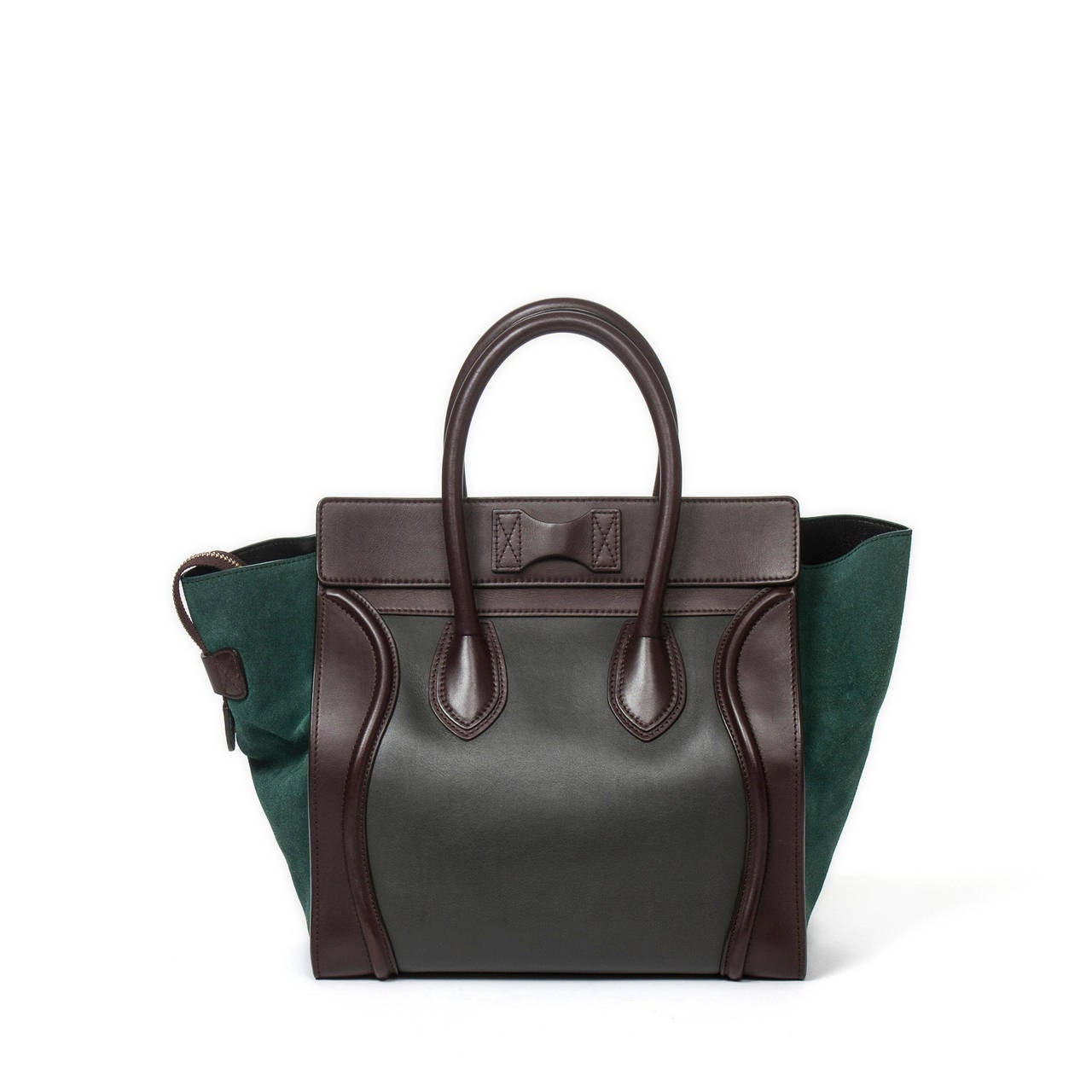 Céline Luggage MM Tricolor For Sale 1