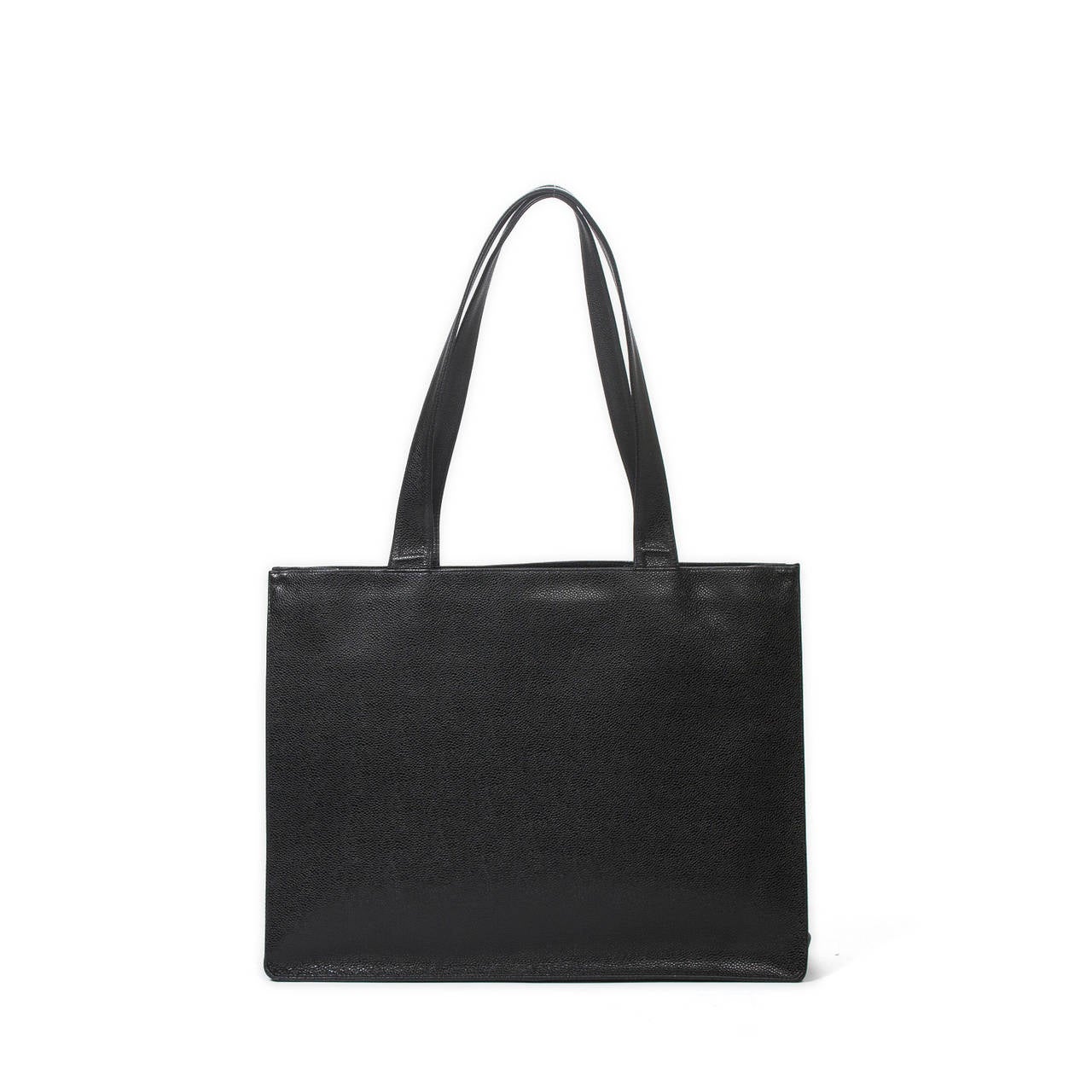 Chanel Vintage Tote Bag Black For Sale 1