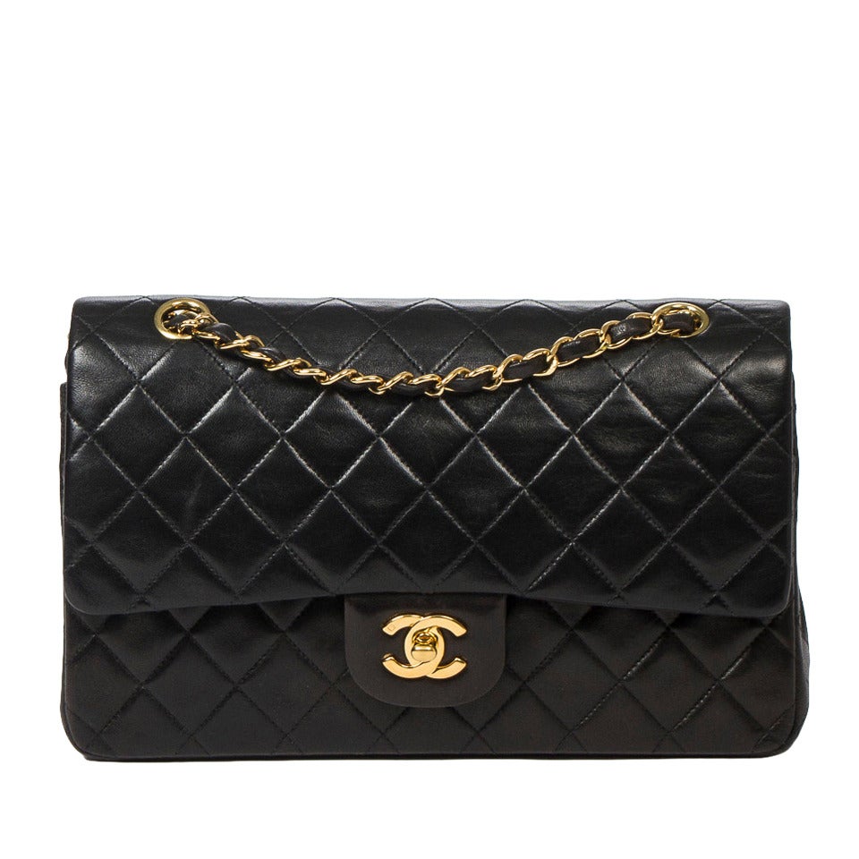 Chanel Classic Double Flap 26 Black For Sale