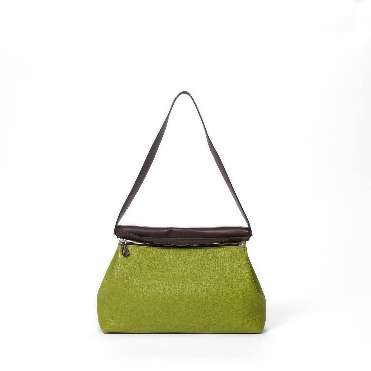 Hermès Yeoh Green Anis Togo Leather For Sale 2