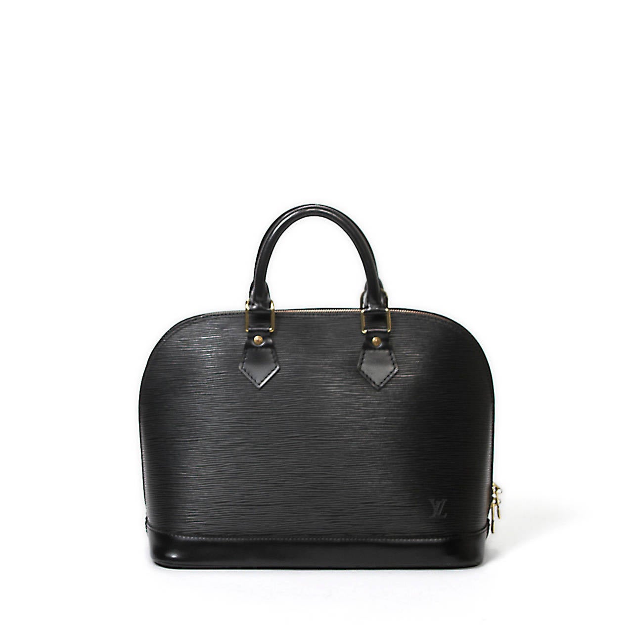 Louis Vuitton Alma PM Black Epi Leather For Sale 1