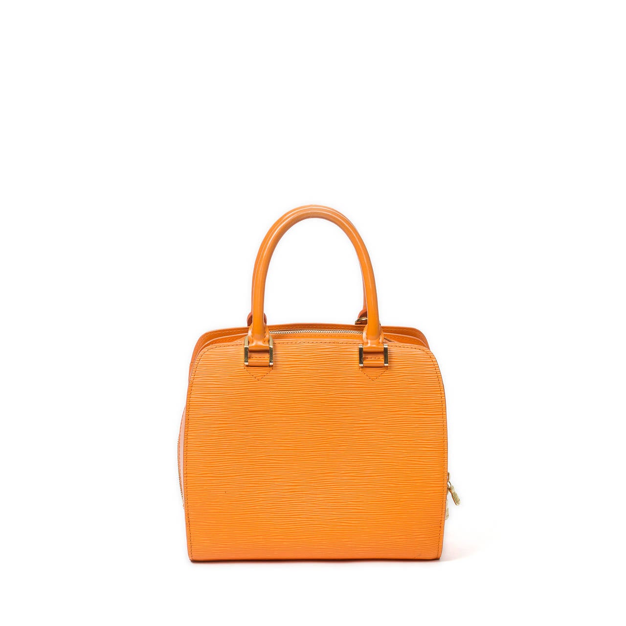 Louis Vuitton Pont-Neuf Mandarine Epi Leather For Sale 1