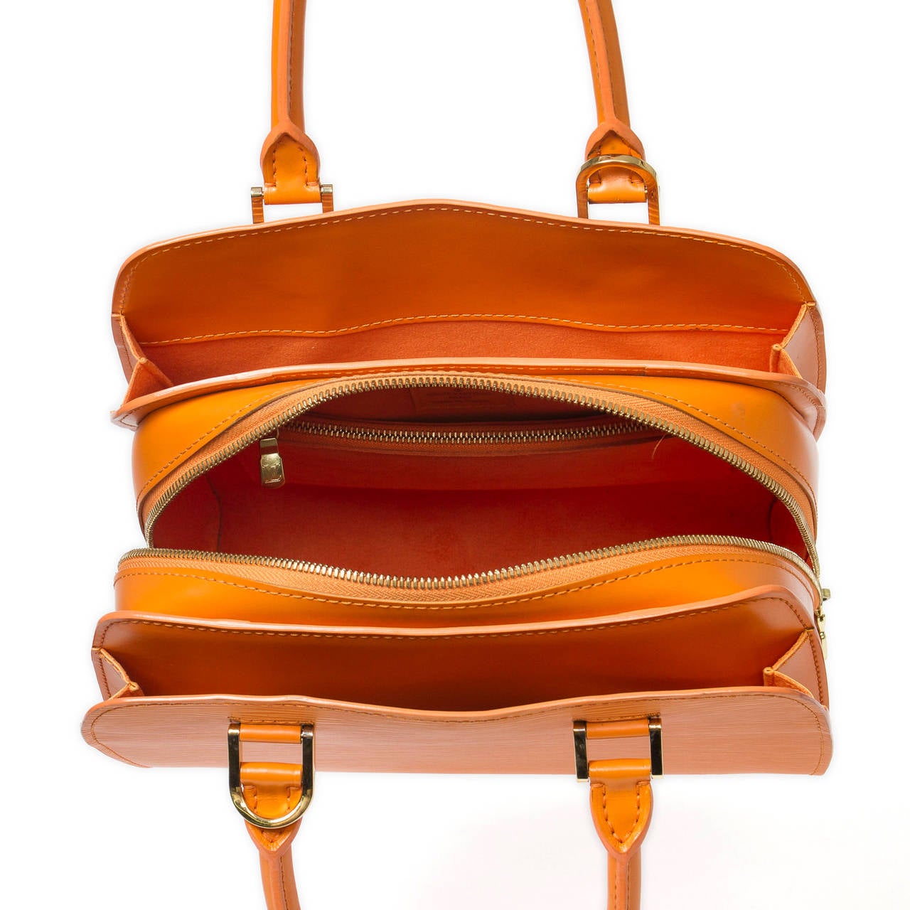 Louis Vuitton Pont-Neuf Mandarine Epi Leather For Sale 2
