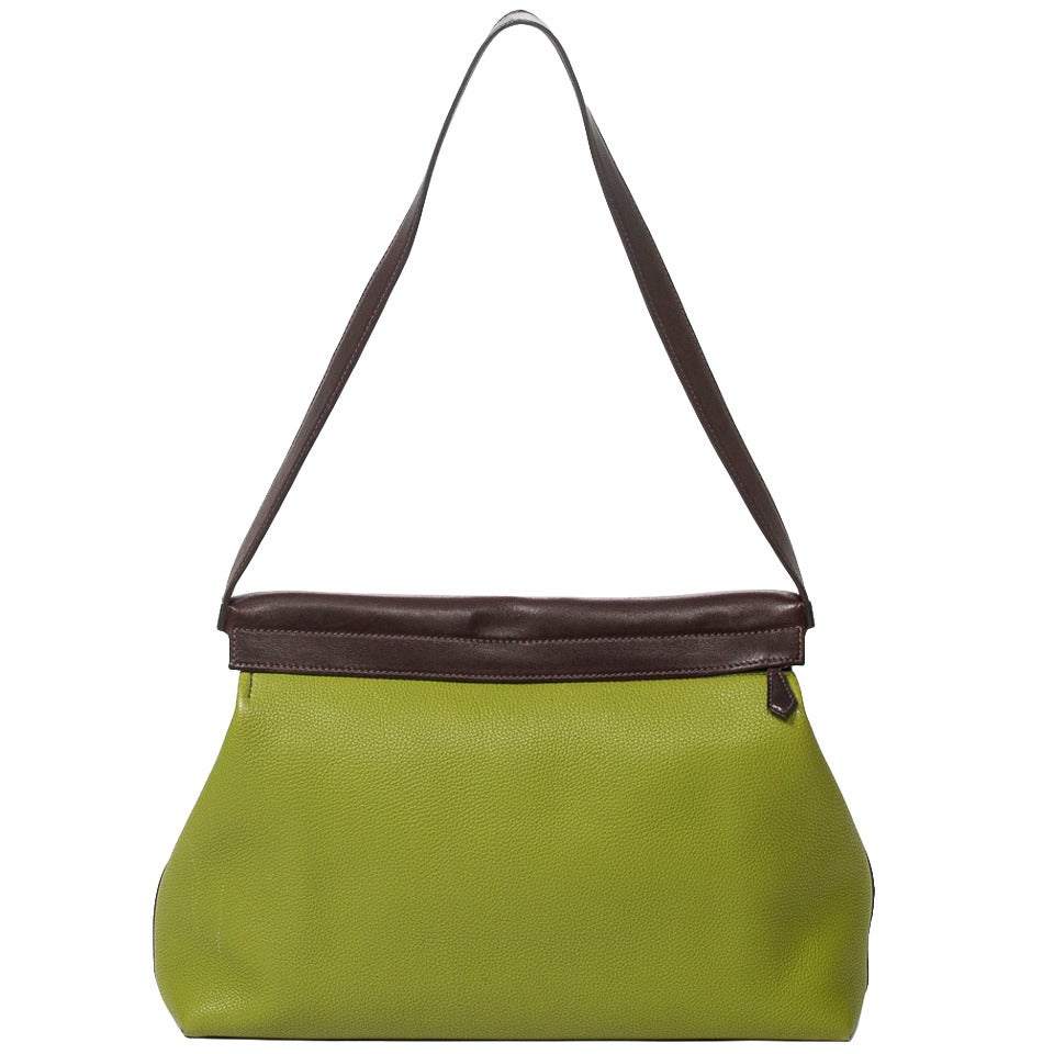 Hermès Yeoh Green Anis Togo Leather For Sale