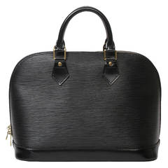 Louis Vuitton Alma PM Black Epi Leather