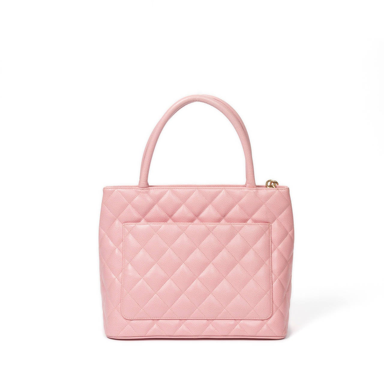 Chanel Médaillon Pink Leather For Sale 1