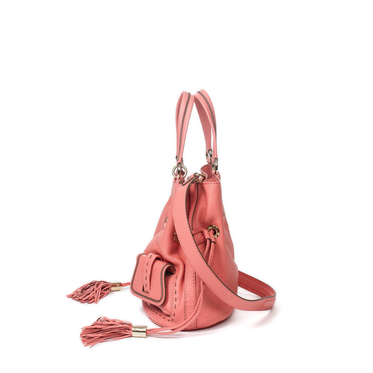 Lancel Pink Leather In New Condition For Sale In Dublin, IE