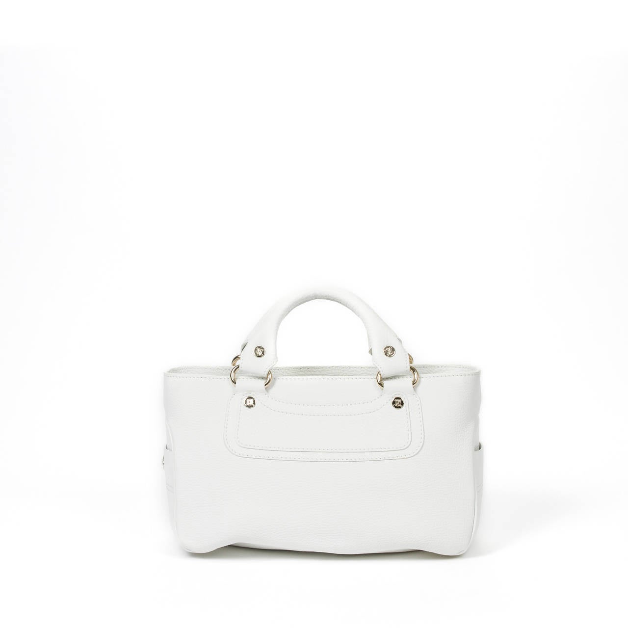 Celine Boogie Bag White For Sale 1