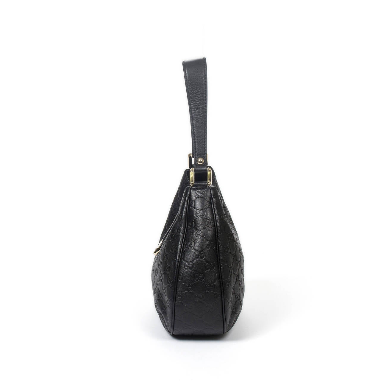 Gucci Handbag Black Monogram In Excellent Condition For Sale In Dublin, IE