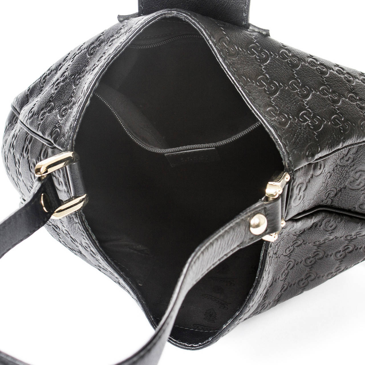Gucci Handbag Black Monogram For Sale 2