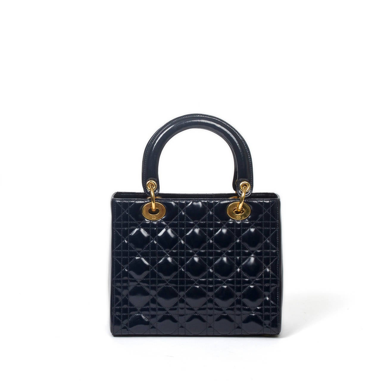 Dior Lady MM Navy For Sale 1