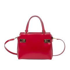 Ferragamo Handbag 2way Red