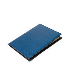 Louis Vuitton Blue Address Book Cover