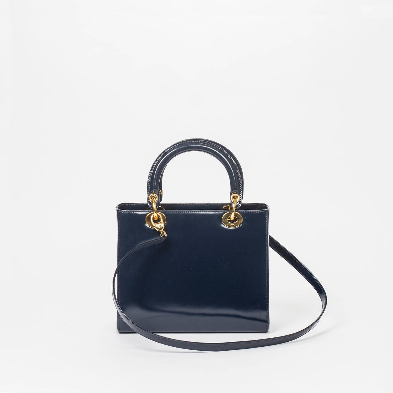 Lady Dior PM navy For Sale 1