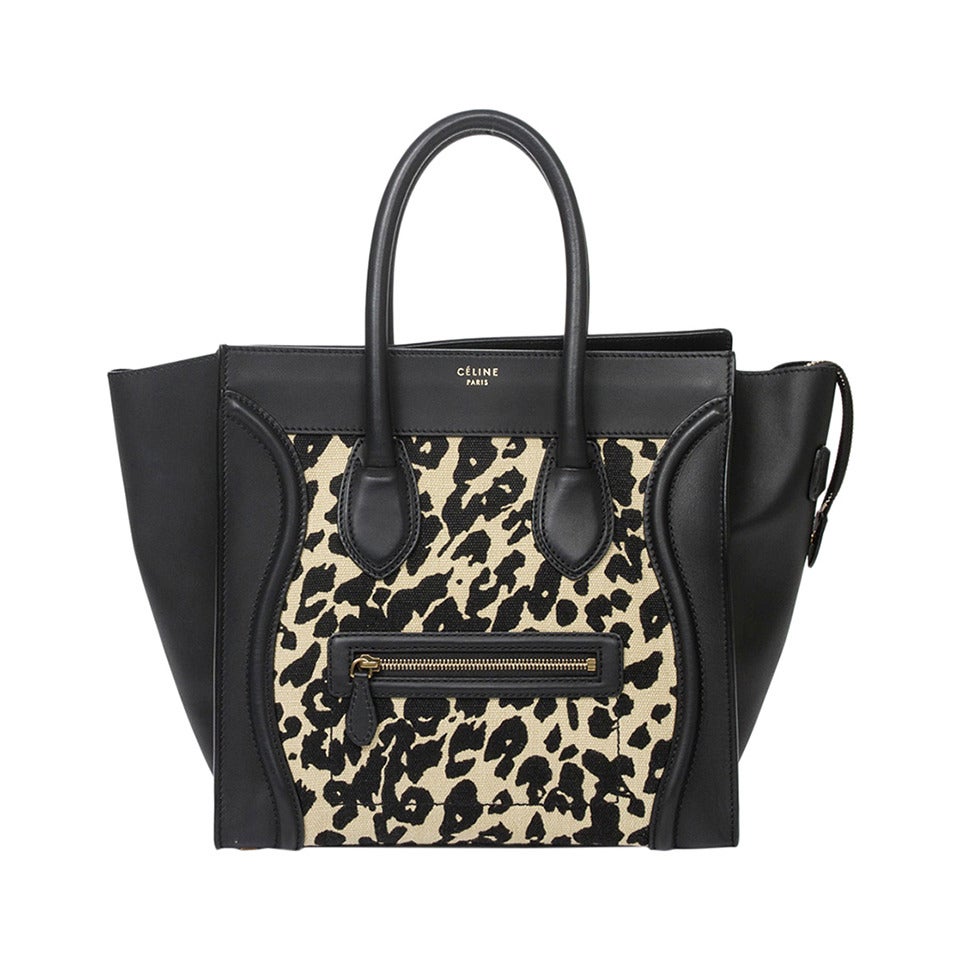 Celine Luggage Leopard For Sale
