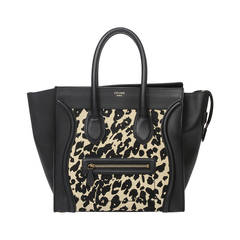 Celine Luggage Leopard