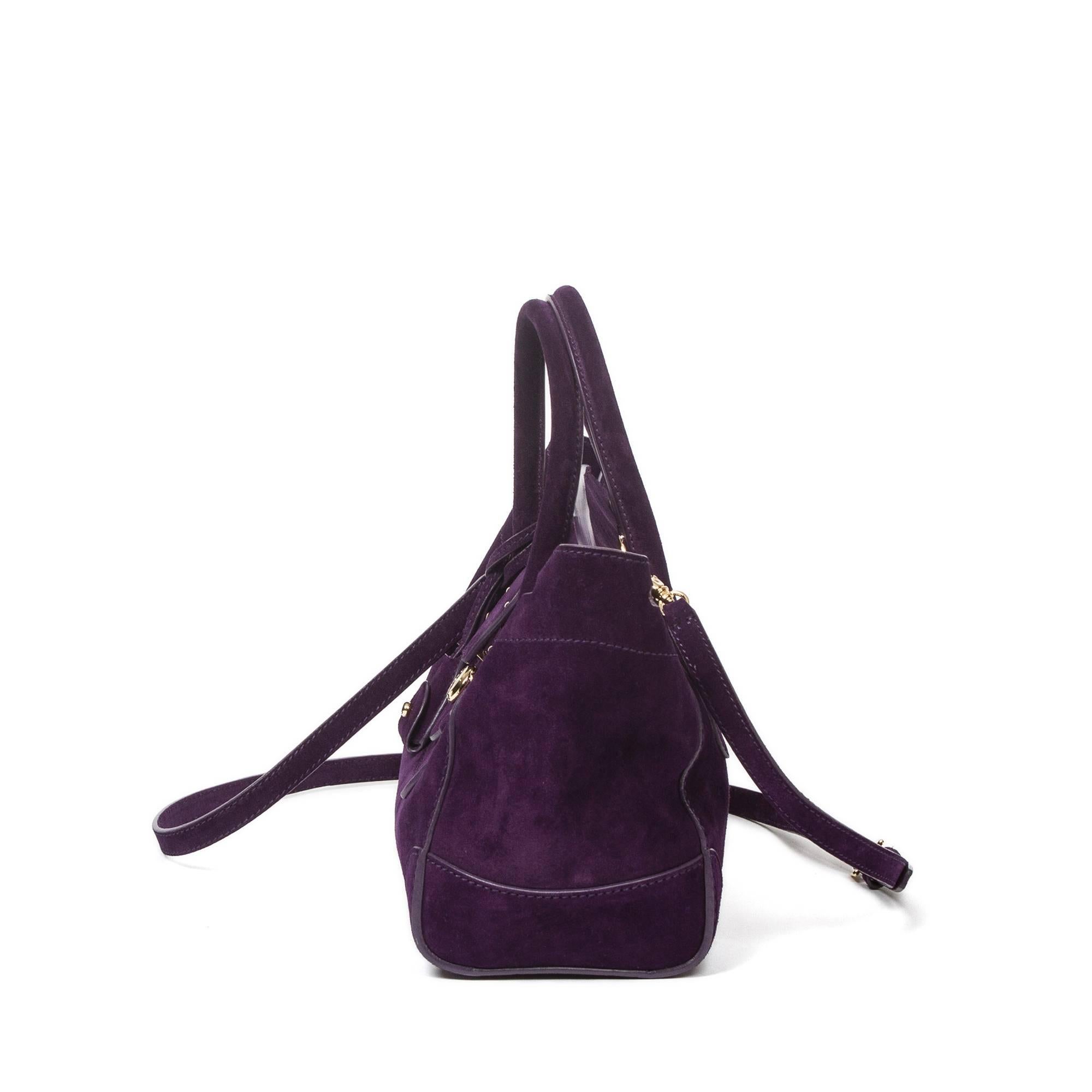 Black Ricky SM Violet Suede