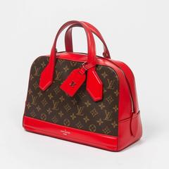 Louis Vuitton - Dora PM Monogram Canvas/Coquelicot Leather