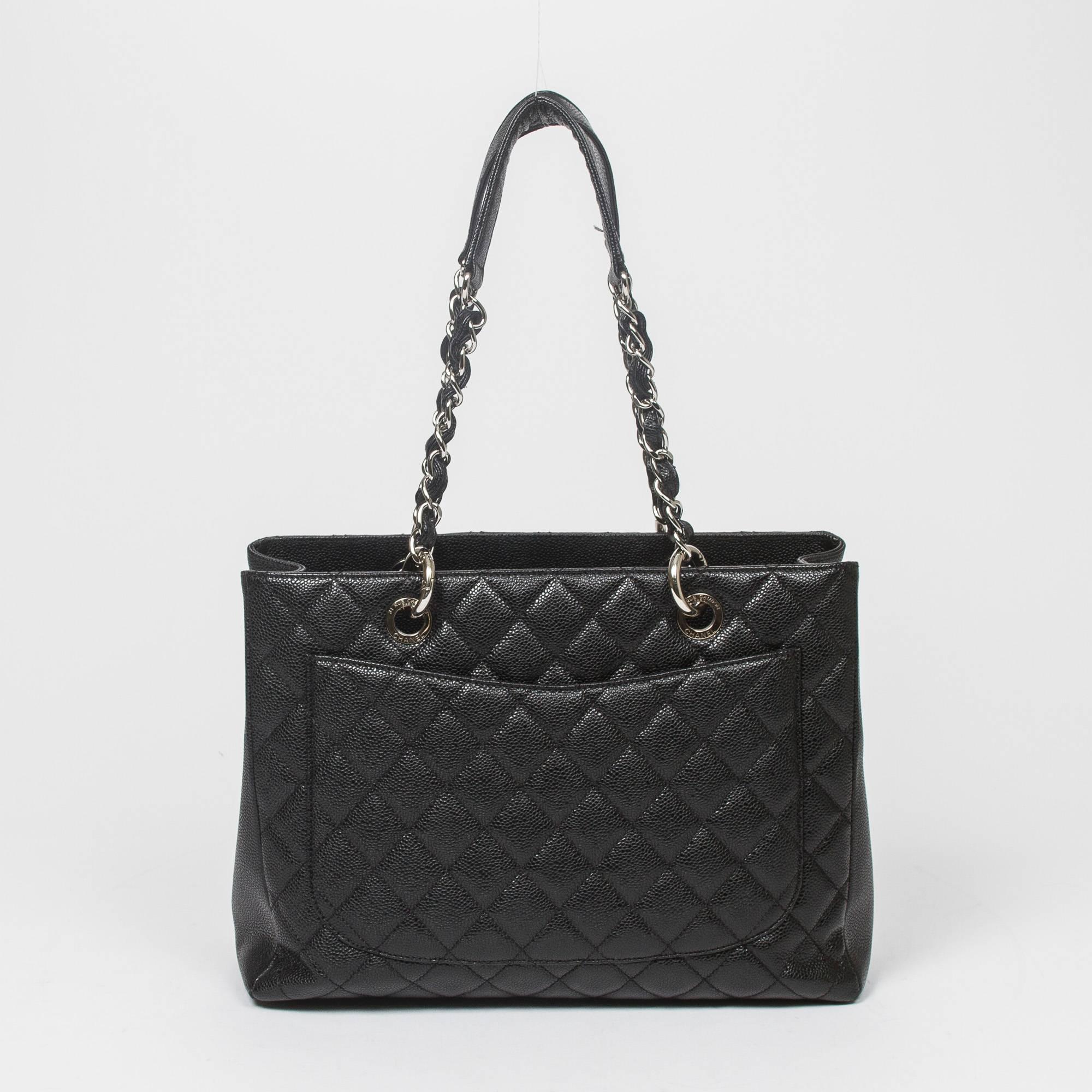 Chanel - Grand Shopping Tote Black Caviar 1